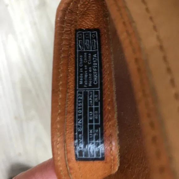 Teva tan women's thong flip flop leather sandals size 9 - Picture 4 of 4